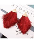 2019 vintage artystyczne etniczne wypadnij zwisają długa lina Fringe bawełniany pompon kolczyki Trendy sektor kolczyki dla kobie