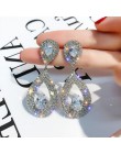 2020 New Arrival Metal hiperbola okrągły kryształ earing kobiety dynda kolczyki moda kobieta koreański proste biżuteria koło kol