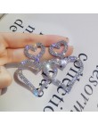 2020 New Arrival Metal hiperbola okrągły kryształ earing kobiety dynda kolczyki moda kobieta koreański proste biżuteria koło kol