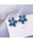 MENGJIQIAO 2019 gorąca sprzedaż 30 styl niebieski kolor moda eleganckie geometryczne Dangle kolczyki dla kobiet śliczne Pendient