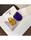 MENGJIQIAO 2019 gorąca sprzedaż 30 styl niebieski kolor moda eleganckie geometryczne Dangle kolczyki dla kobiet śliczne Pendient