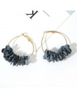 2018 nowy kwiat handmade bohemia kolczyki boho kobiety moda długie wiszące kolczyki kryształowe kobiece kolczyki ślubne party bi