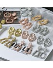 BICUX Fashion kolczyki złote łezki dla kobiet oświadczenie duże geometryczne metalowy kolczyk damskie wiszące kolczyki 2019 nowo