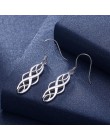 AE322 promocyjne nowe srebrne kolczyki w kolorze wysokiej jakości moda eleganckie kobiety klasyczna biżuteria darmowa wysyłka, J