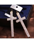 Hot 1 para nowy 5CM Hoop okrągłe kolczyki moda duża okrągła obręcz kolczyki eleganckie proste przebite srebro/Gol wieczór Party 