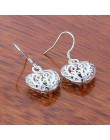 Gorąca sprzedaż 925 Sterling Silver proste mody ważka/gwiazda/serce/korona spadek kolczyki biżuteria kobiety kolczyki na wesele