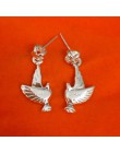 Gorąca sprzedaż 925 Sterling Silver proste mody ważka/gwiazda/serce/korona spadek kolczyki biżuteria kobiety kolczyki na wesele