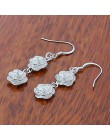 Gorąca sprzedaż 925 Sterling Silver proste mody ważka/gwiazda/serce/korona spadek kolczyki biżuteria kobiety kolczyki na wesele