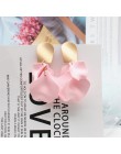2019 Korea nowy projekt gorąca sprzedaż moda biżuteria akrylowe malowane płatki kolczyki długie krople oleju przesadzone kolczyk