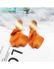 2019 Korea nowy projekt gorąca sprzedaż moda biżuteria akrylowe malowane płatki kolczyki długie krople oleju przesadzone kolczyk