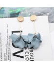 2019 Korea nowy projekt gorąca sprzedaż moda biżuteria akrylowe malowane płatki kolczyki długie krople oleju przesadzone kolczyk