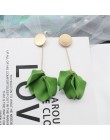 2019 Korea nowy projekt gorąca sprzedaż moda biżuteria akrylowe malowane płatki kolczyki długie krople oleju przesadzone kolczyk