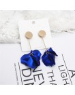 2019 Korea nowy projekt gorąca sprzedaż moda biżuteria akrylowe malowane płatki kolczyki długie krople oleju przesadzone kolczyk
