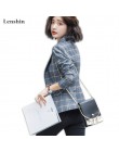 Lenshin miękka i wygodna wysokiej jakości kurtka z kieszenią w kratę urząd Lady Casual Style Blazer odzież damska płaszcz zapina