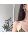 AOMU 2019 nowy koreański prosty geometryczny peeling okrągły węzeł twarz matowy Metal kolczyki ze złotym sztyftem prezenty dla k