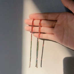 2019 nowych moda długi wisiorek stop Trendy kobiety dynda kolczyki Tassel kolczyki motyl super bajkowe biżuteria dla kobiet