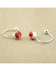 1 para kobiety dziewczyna klip na U ciało kolczyki z kryształkami ze stali nierdzewnej Ear Cuff Stud biżuteria na uszy na prezen