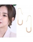 MENGJIQIAO 2019 nowy koreański TV gwiazda elegancki kryształ długi Trassel spadek kolczyki dla kobiet koło kropla wody Oorbellen