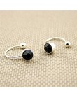 1 para kobiety dziewczyna klip na U ciało kolczyki z kryształkami ze stali nierdzewnej Ear Cuff Stud biżuteria na uszy na prezen