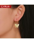 Koreańska wersja nowego motyl Dangle kolczyki dla kobiet moda kolor akrylowe kolczyki wiszące soczyste Boho biżuteria Mujer