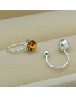 1 para kobiety dziewczyna klip na U ciało kolczyki z kryształkami ze stali nierdzewnej Ear Cuff Stud biżuteria na uszy na prezen