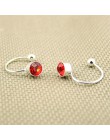 1 para kobiety dziewczyna klip na U ciało kolczyki z kryształkami ze stali nierdzewnej Ear Cuff Stud biżuteria na uszy na prezen