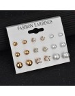 LETAPI Fashion kryształowy zestaw kolczyków dla kobiet Bijoux imitacja perły Ball Big Circle Wedding kolczyk biżuteria