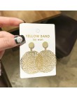 Chiński styl osobowość Vintage Goldfish metalowe cyrkonie miłość Dangle kolczyki moda Temperament panie biżuteria akcesoria