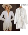Zwiędły moda blogger styl angielski biała koszula łuk seksowna sukienka kobiety vestidos de fiesta de noche vestidos party dress