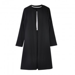 Nowy Sexy formalne sukienka garnitury damskie długie marynarki kurtka + płaszcza O-Neck Mini sukienka ubranie biurowe 2 sztuka z