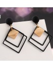 Moda kreatywne kolczyki 2019 duże geometryczne okrągłe kolczyki dla kobiet kolczyki wiszące Drop Earing nowoczesna damska biżute