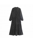 Zwiędły jesienna sukienka na imprezę kobiety anglia elegancka prosta polka nadruk w kropki luźna sukienka vestidos de fiesta de 