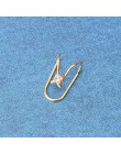 Ear Cuff U Star Moon kolczyk Punk minimalistyczny kobiety metalowa klamra fałszywy piercing klips do ucha bez przebicia kolczyki