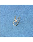 Ear Cuff U Star Moon kolczyk Punk minimalistyczny kobiety metalowa klamra fałszywy piercing klips do ucha bez przebicia kolczyki