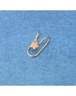 Ear Cuff U Star Moon kolczyk Punk minimalistyczny kobiety metalowa klamra fałszywy piercing klips do ucha bez przebicia kolczyki