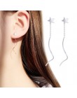 925 srebro kreatywne kolczyki geometryczne kolczyki dla kobiet kolczyki wiszące Drop Earing nowoczesna biżuteria A159