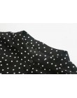 Zwiędły jesienna sukienka na imprezę kobiety anglia elegancka prosta polka nadruk w kropki luźna sukienka vestidos de fiesta de 