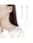 925 srebro kreatywne kolczyki geometryczne kolczyki dla kobiet kolczyki wiszące Drop Earing nowoczesna biżuteria A159