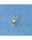 Ear Cuff U Star Moon kolczyk Punk minimalistyczny kobiety metalowa klamra fałszywy piercing klips do ucha bez przebicia kolczyki