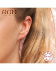 ROXI minimalistyczny 925 Sterling Silver trzy kulkowe kolczyki delikatne małe kropki małe kolczyki chrząstka Helix piercing kolc
