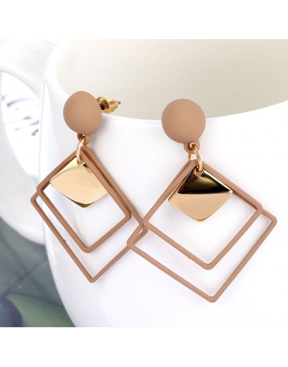 IPARAM Fashion Statement geometryczne kolczyki dla kobiet Vintage Alloy kolczyki Party biżuteria prezenty hurtowych