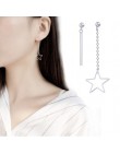 925 srebro kreatywne kolczyki geometryczne kolczyki dla kobiet kolczyki wiszące Drop Earing nowoczesna biżuteria A159