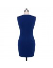 Długi blezer kurtki płaszcza O-Neck Mini sukienka Sexy formalne sukienka garnitury kobiety biuro nosić 2 sztuka kobiet zestawy v