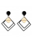 IPARAM Fashion Statement geometryczne kolczyki dla kobiet Vintage Alloy kolczyki Party biżuteria prezenty hurtowych