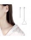 925 srebro kreatywne kolczyki geometryczne kolczyki dla kobiet kolczyki wiszące Drop Earing nowoczesna biżuteria A159