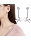 925 srebro kreatywne kolczyki geometryczne kolczyki dla kobiet kolczyki wiszące Drop Earing nowoczesna biżuteria A159