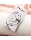 Tocona 3 sztuk/zestaw Bohemia księżyc spadek kolczyki zestaw liść Ball Chain Alloy dynda kolczyk Piercing Brincos dla kobiet biż