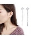 925 srebro kreatywne kolczyki geometryczne kolczyki dla kobiet kolczyki wiszące Drop Earing nowoczesna biżuteria A159