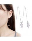 925 srebro kreatywne kolczyki geometryczne kolczyki dla kobiet kolczyki wiszące Drop Earing nowoczesna biżuteria A159
