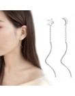 925 srebro kreatywne kolczyki geometryczne kolczyki dla kobiet kolczyki wiszące Drop Earing nowoczesna biżuteria A159